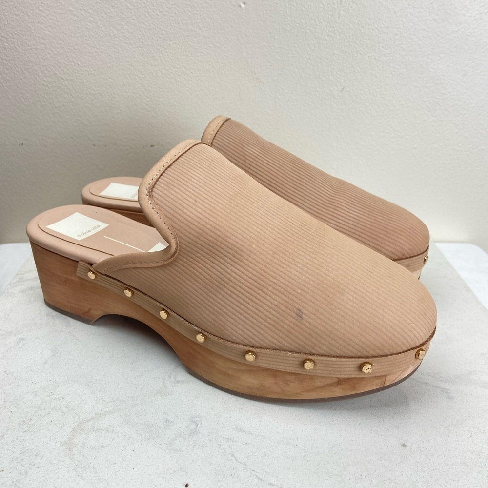 Dolce Vita Closen Clogs Tan Ribbed